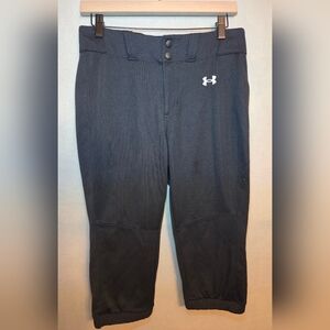 Under Armour Womens Black Softball Pants. Size M
